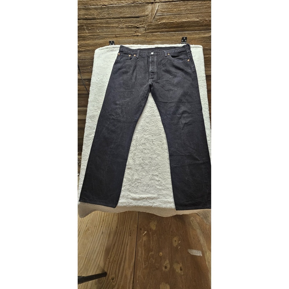 Vintage Levi's Men's 501 40x32  Black Straight Jeans Denim Button Fly 5-Pocket